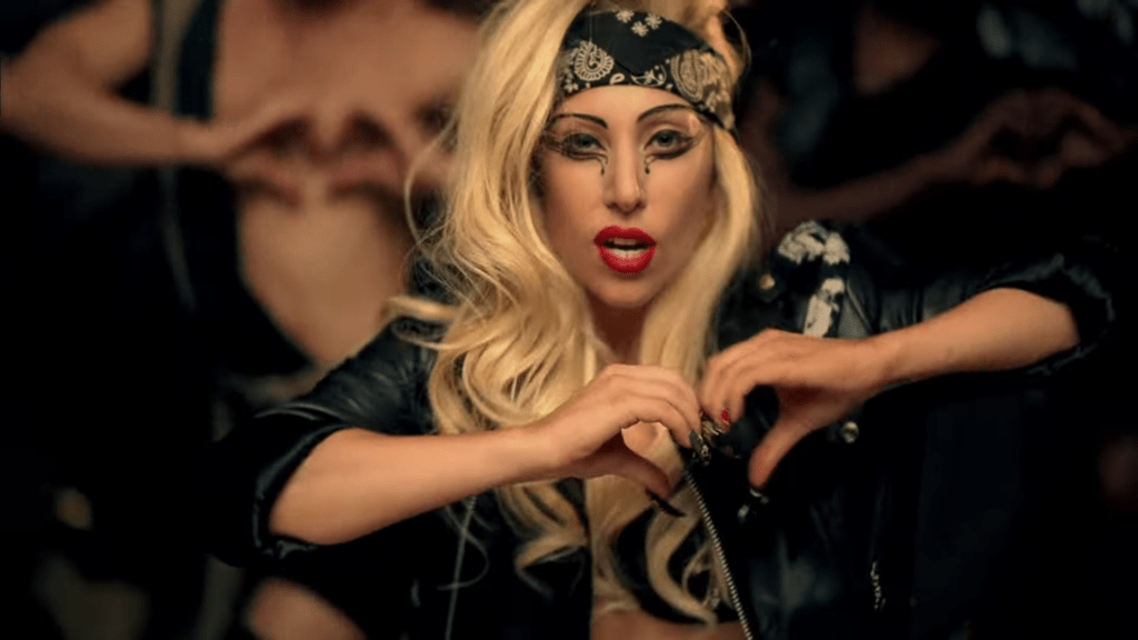 Lady Gaga no clipe Judas